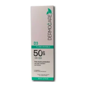 Dermocare D3 Écran Solaire Invisible SPF50