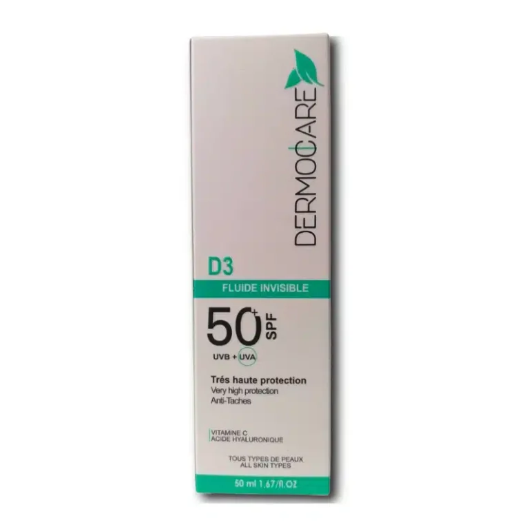 Dermocare D3 Écran Solaire Invisible SPF50